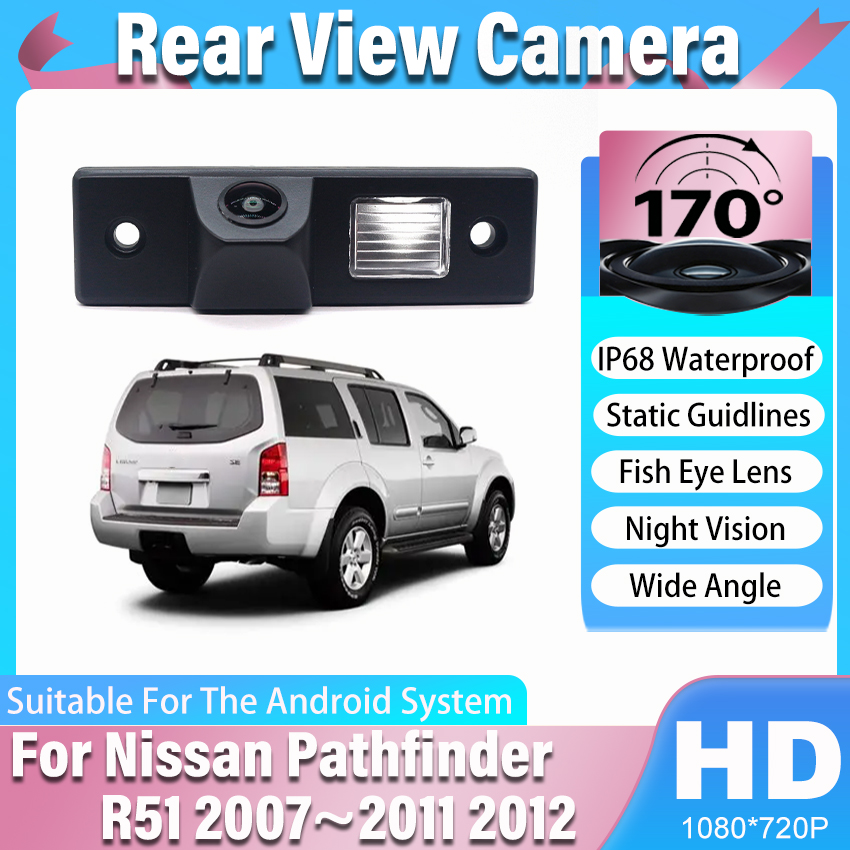 Trail Camera Infrared - 1080X720P Auto-Rückfahrkamera für Nissan Pathfinder R51