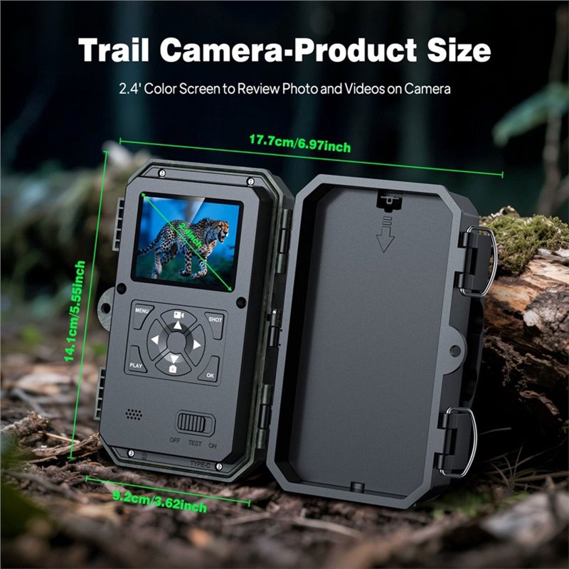 Outdoor-Wildkamera 1080P HD In – Trail Camera Infrared Bewertung und Preis
